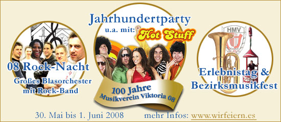 Jubiläumsfest 100 Jahre Musikverein Jubiläumsfest 100 Jahre Musikverein