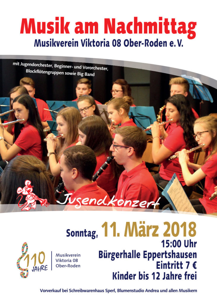 Musik am Nachmittag 2018 Flyer Musik am Nachmittag 2018 Flyer