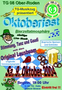 Oktoberfest TG Ober-Roden