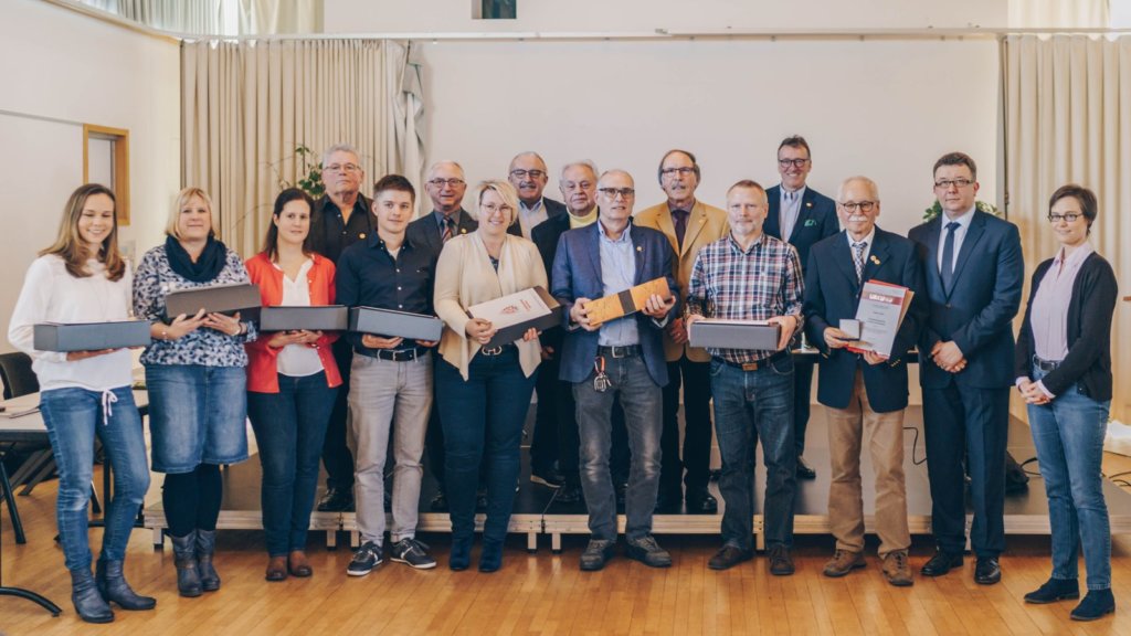 Ehrungen bei der Jahreshauptversammlung 2018