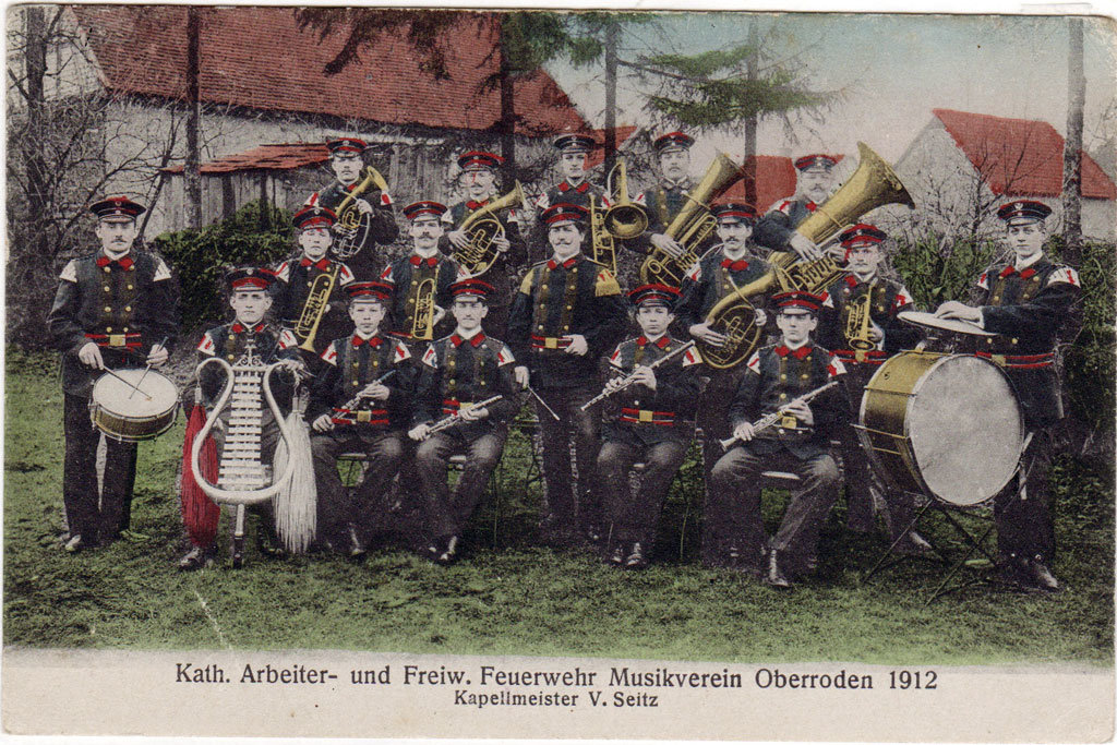 Musikverein Viktoria 08 im Jahr 1912
